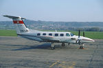 HB-LRI @ LSZG - At Grenchen. Crashed as F-GXES at night in the Caribean sea on a MEDEVAC-flight. Scanned from a slide.