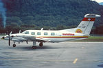 HB-LOV @ LSZA - At Lugano-Agno. HB-registered from 1986-01-28 untuil 1989-10-19. Scanned from a slide.