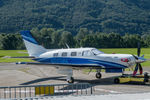 N86MH @ LSZL - At Locarno-Magadino - by sparrow9