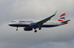G-EUYP @ EGLL - Airbus A320-232 landing at London Heathrow.