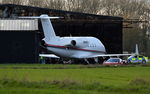 G-NREG @ EGLM - Canadair Challenger 600S (CL-600-1A11) with Shoot Aviation at White Waltham. Now acting as N104BS for film purposes.