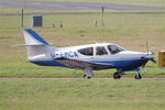G-EMCA @ EGSH - Departing from Norwich.