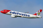 HB-IJV @ LOWW - Named Schatzalp by operator Edelweiss and turning left after departing runway 29. - by Hotshot