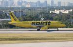 N620NK @ KFLL - NKS A320 yellow zx FLL-CLT - by Florida Metal