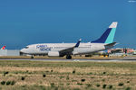 D4-CCI @ LPPT - Cabo Verde Airlines B737 at LPPT - by João Pereira