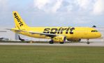 N655NK @ KFLL - NKS A320 yellow zx FLL-PUJ - by Florida Metal