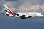 A6-EOE @ LOWW - Emirates Airbus A380 - by Thomas Ramgraber