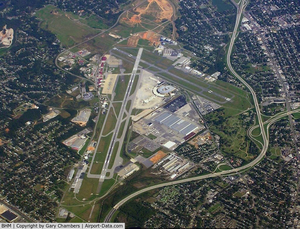 Birmingham-shuttlesworth International Airport (BHM) - Aerial View of Birmingham International Airport