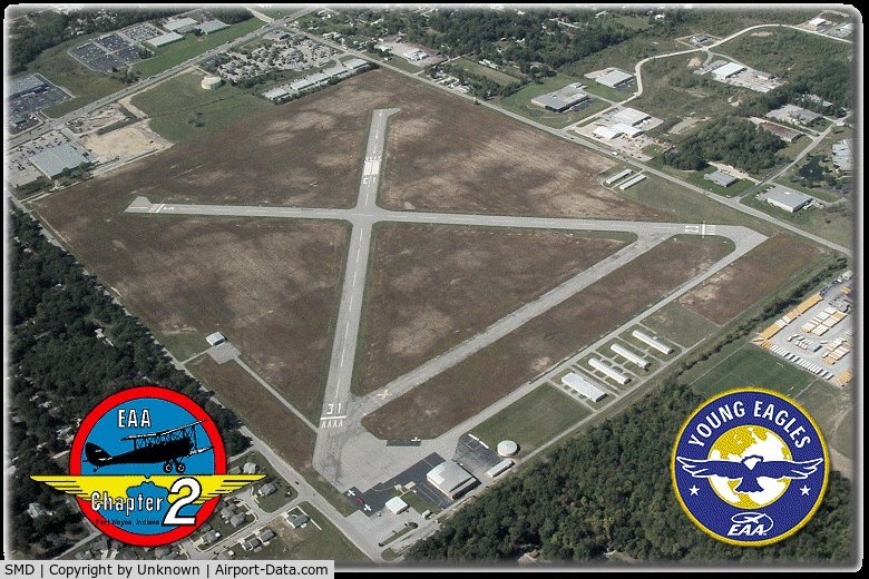 Smith Field Airport (SMD) - SMD from the South-East.