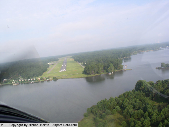 Baldwin County Airport (MLJ) - On final over the water