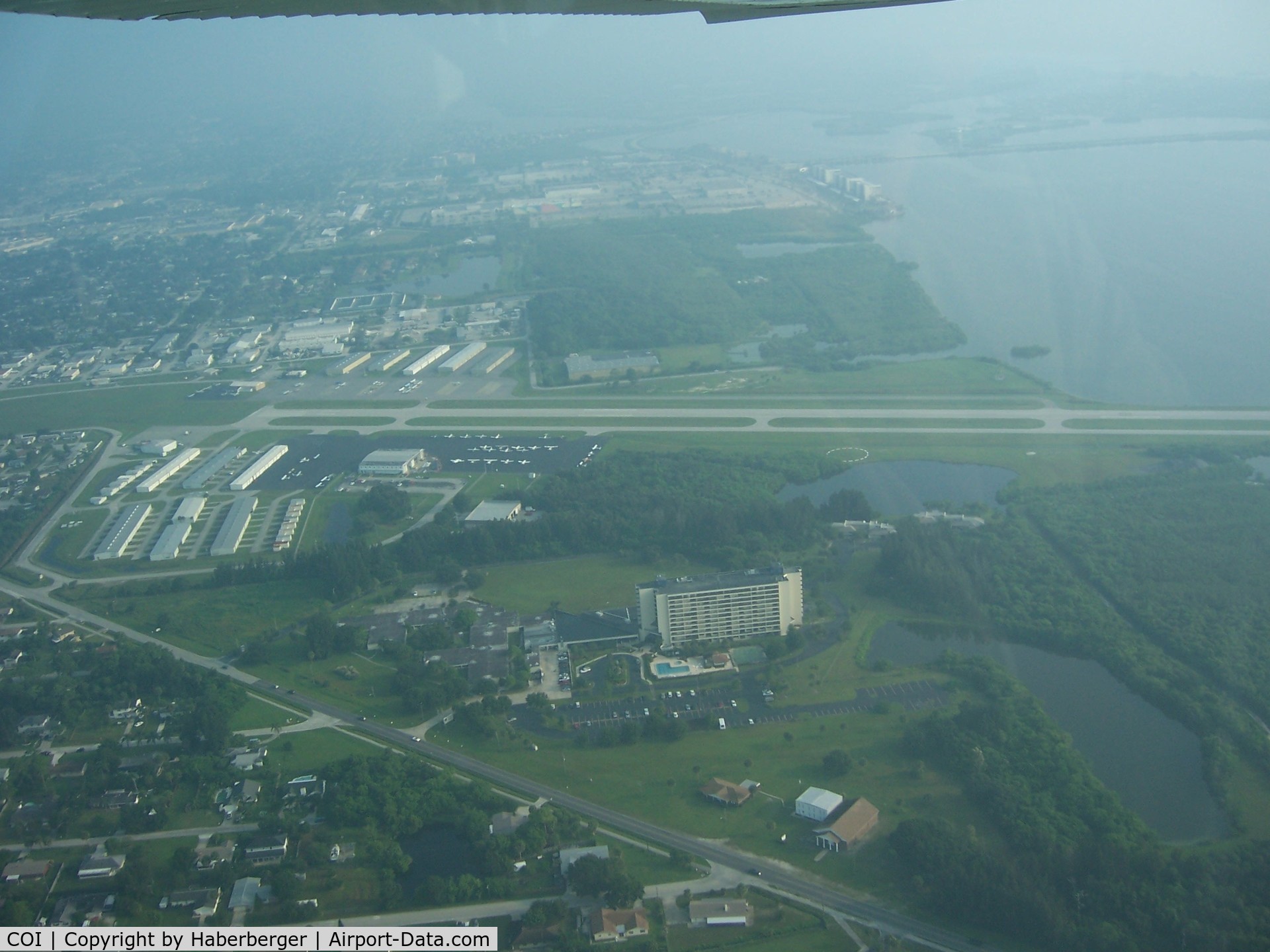 Merritt Island Airport (COI) - Left downwind Rwy 29