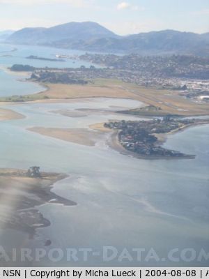 Nelson Airport, Nelson New Zealand (NSN) - Approach to Nelson, coming from Wellington on Origin Pacific's J41