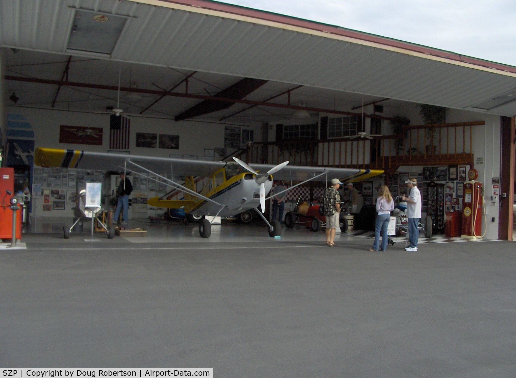 Santa Paula Airport (SZP) - Aviation Museum of Santa Paula, Hangar 7, The Dewey hangar