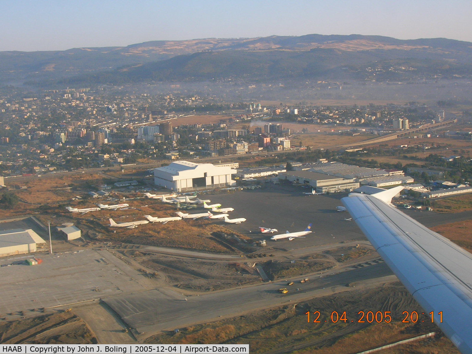 Bole International Airport, Addis Ababa Ethiopia (HAAB) - Ethopian Airlines Maint Base, Addis Ababa, Ethopia