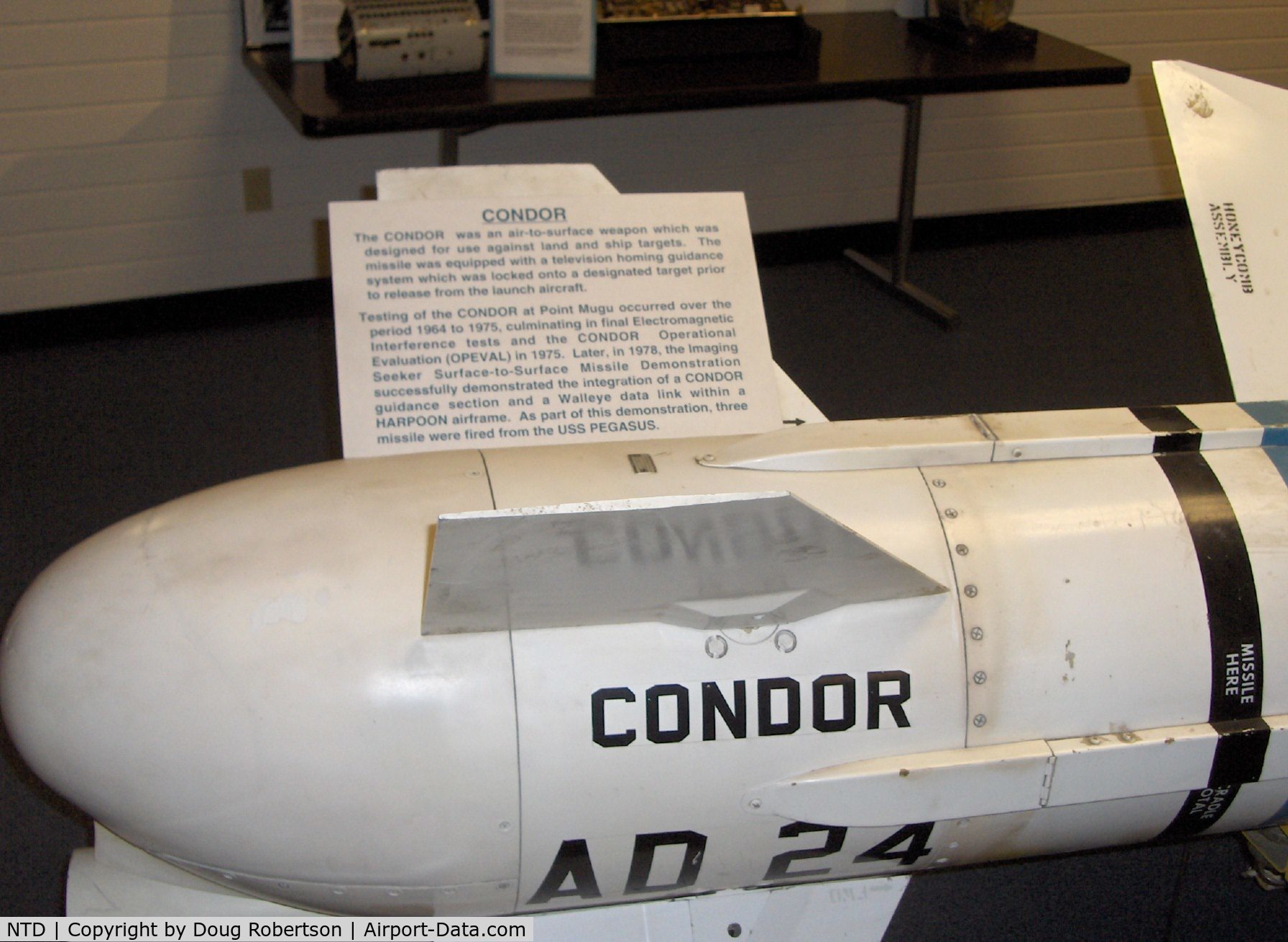 Point Mugu Nas (naval Base Ventura Co) Airport (NTD) - CONDOR missile, air to surface television homing guidance