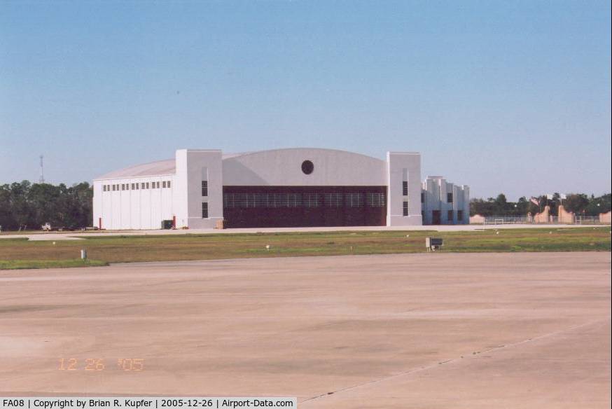 Orlampa Inc Airport (FA08) - New hangar almost complete