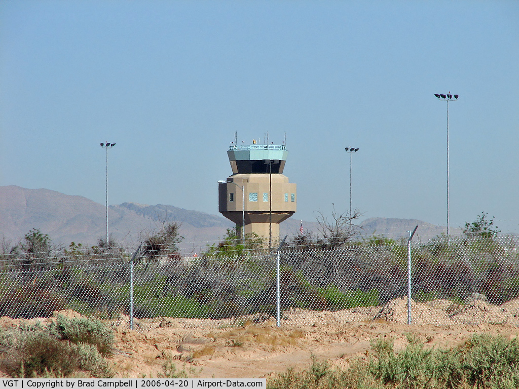 North Las Vegas Airport (VGT) - Looks more like a Military Fortress then an Air Traffic Control Tower