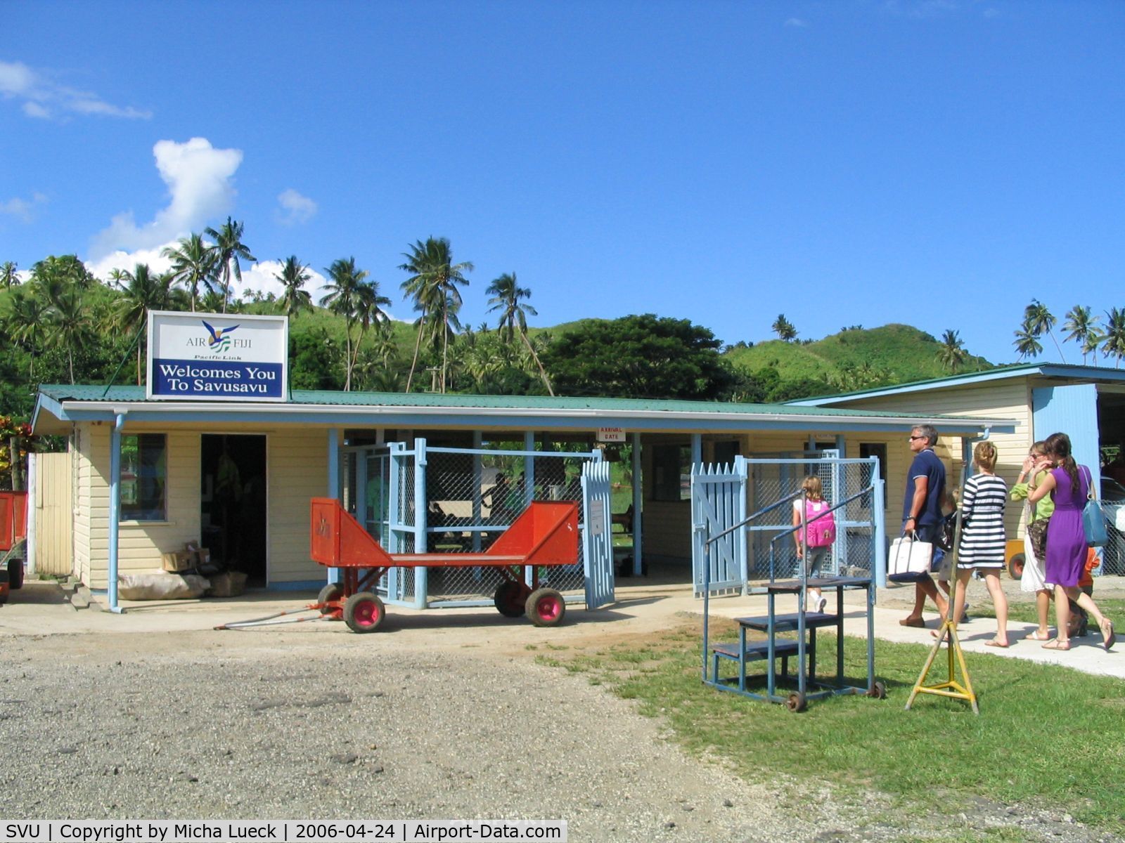 Savu Savu Airport, Savu Savu Fiji (SVU) - The tiny terminal at Savusavu