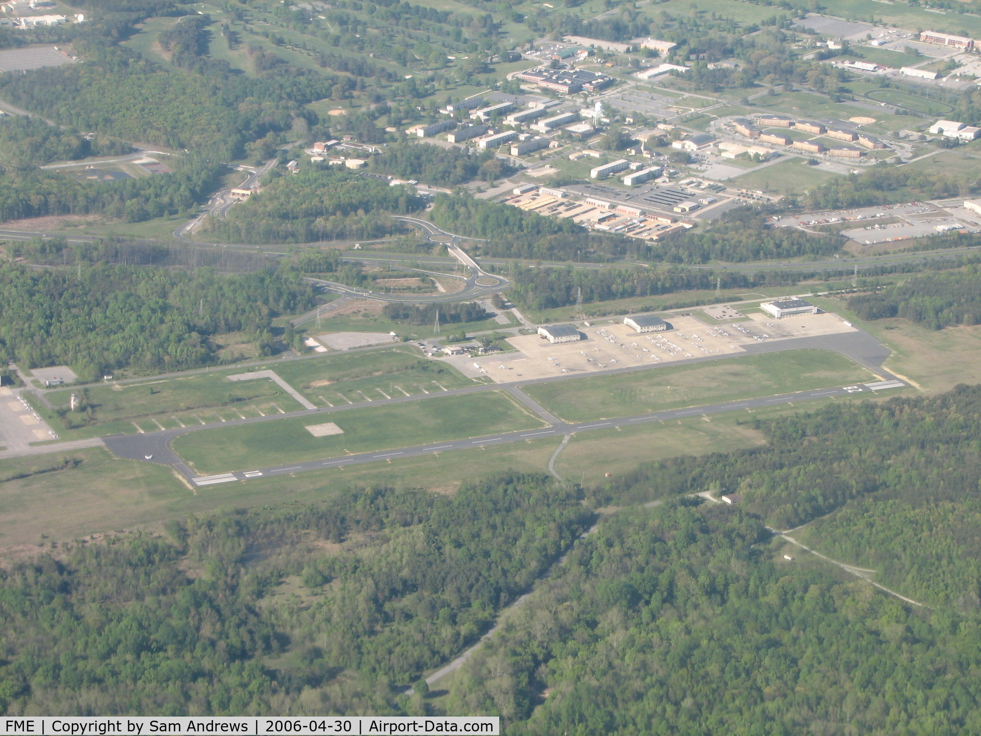 Tipton Airport (FME) - Taken on approach into BWI