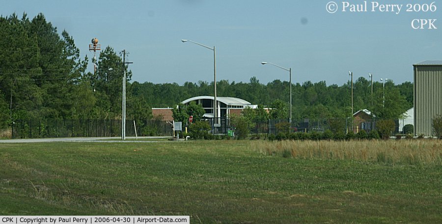 Chesapeake Regional Airport (CPK) - Long view of the terminal/admin building here.