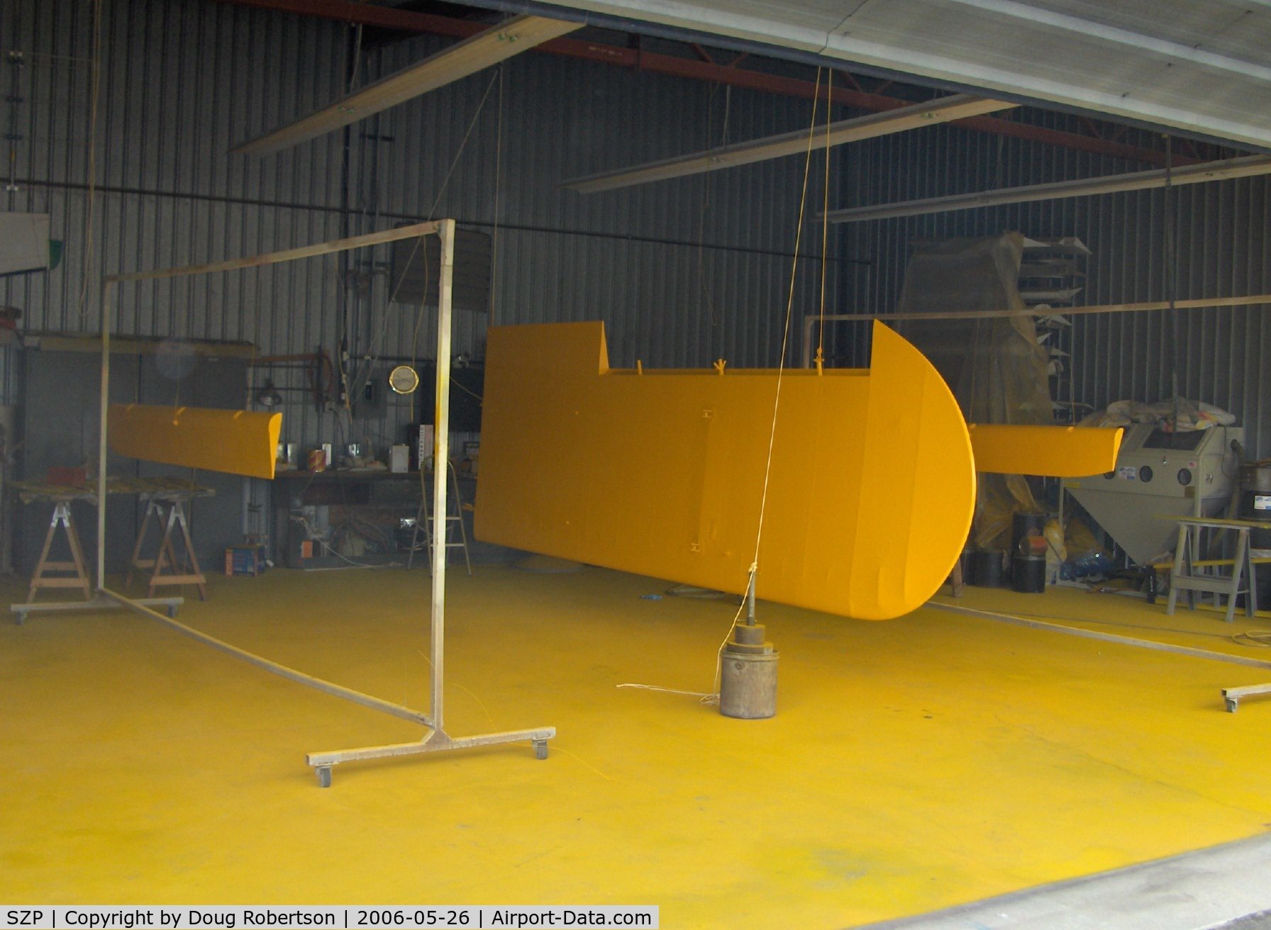 Santa Paula Airport (SZP) - Recover/Refinish Piper J3C CUB wing and ailerons, with a bit of overspray?