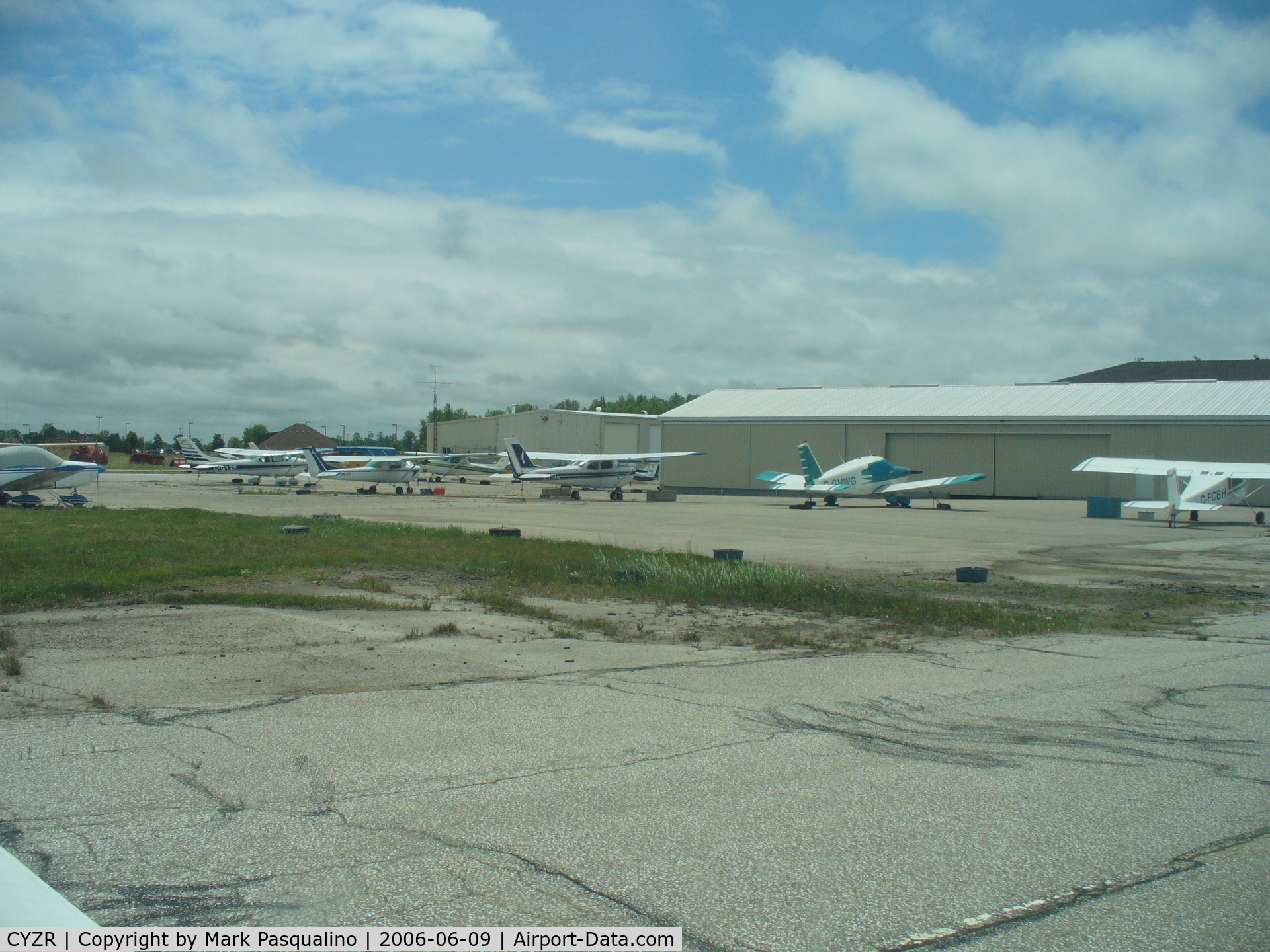 Sarnia (Chris Hadfield) Airport, Sarnia, Ontario Canada (CYZR) - General Aviation Ramp