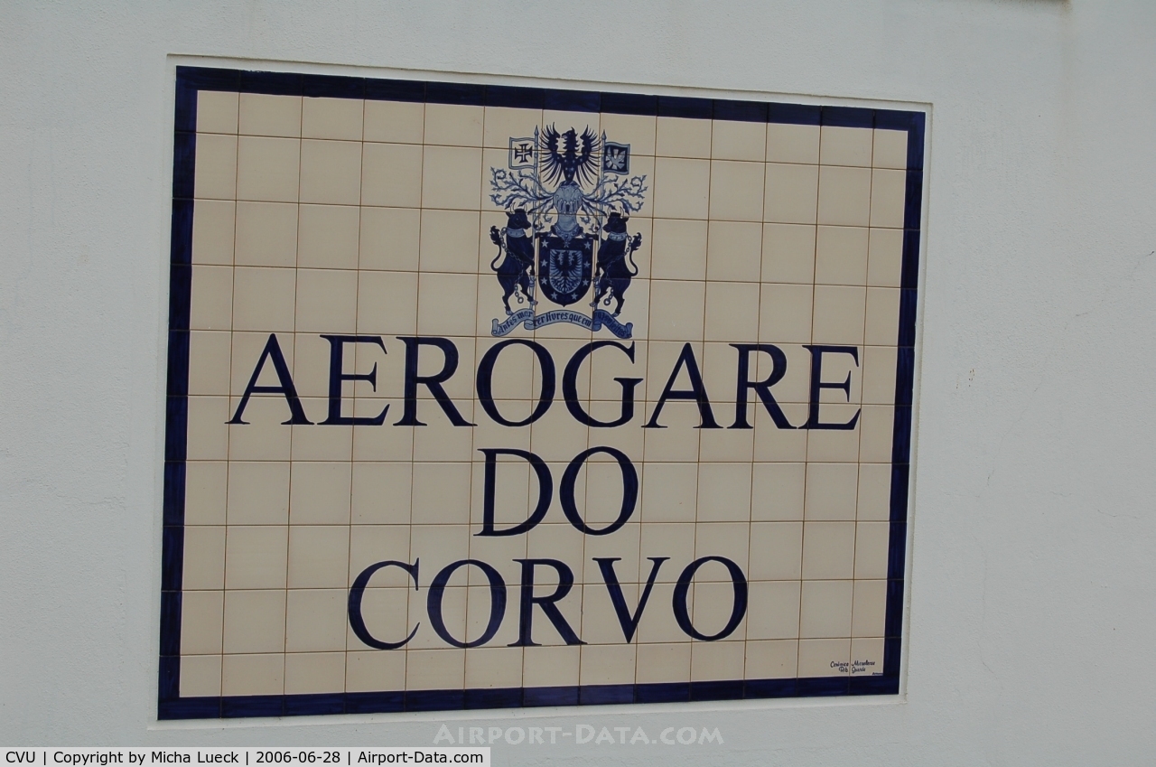 Corvo Airport, Corvo Island Portugal (CVU) - Outside the airport building on the small island of Corvu (pop. 250)