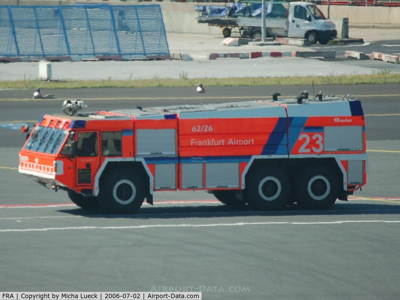 Frankfurt International Airport, Frankfurt am Main Germany (FRA) - Fire Truck 23 at Frankfurt Rhein/Main