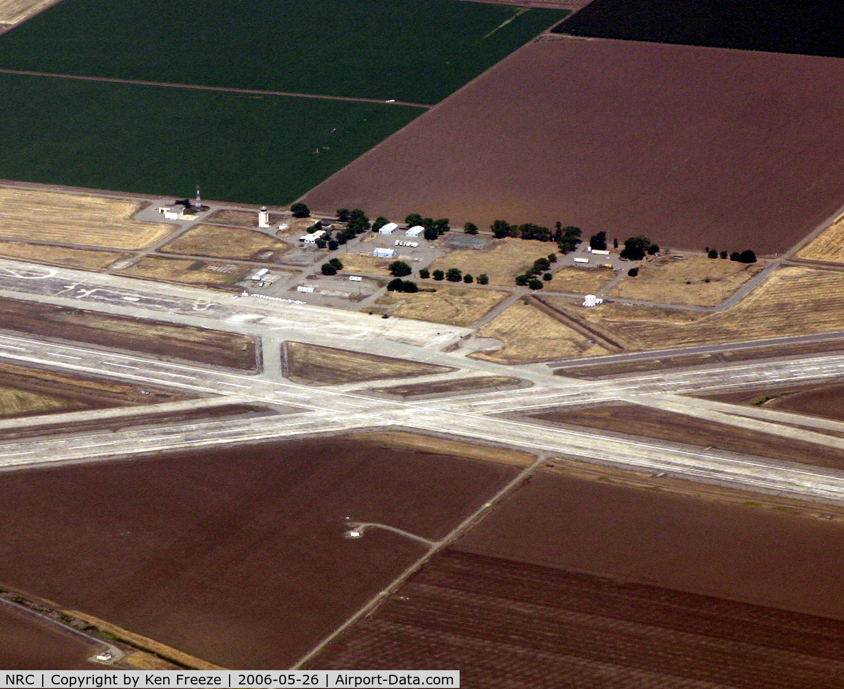 NRC Airport - Crows Landing facilities from the SW