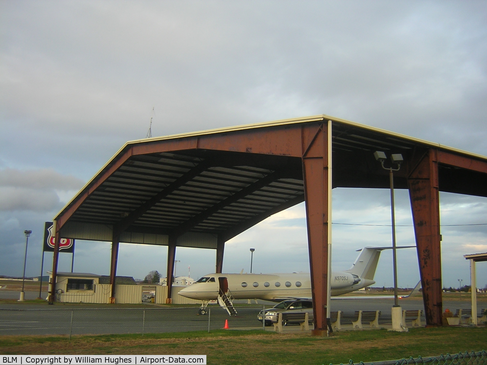 Monmouth Executive Airport (BLM) - the terminal