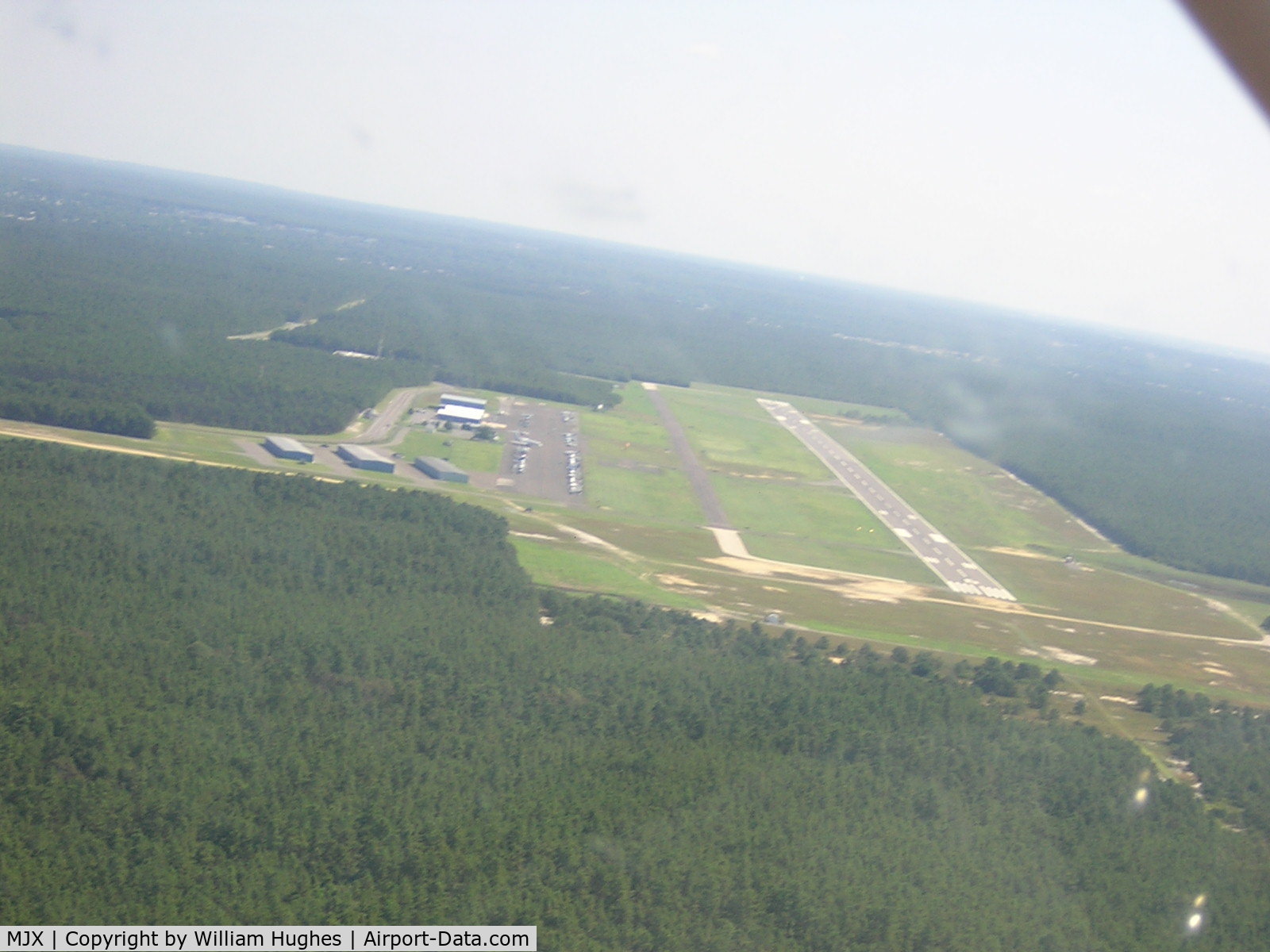 Ocean County Airport (MJX) - shart turn from my Citation