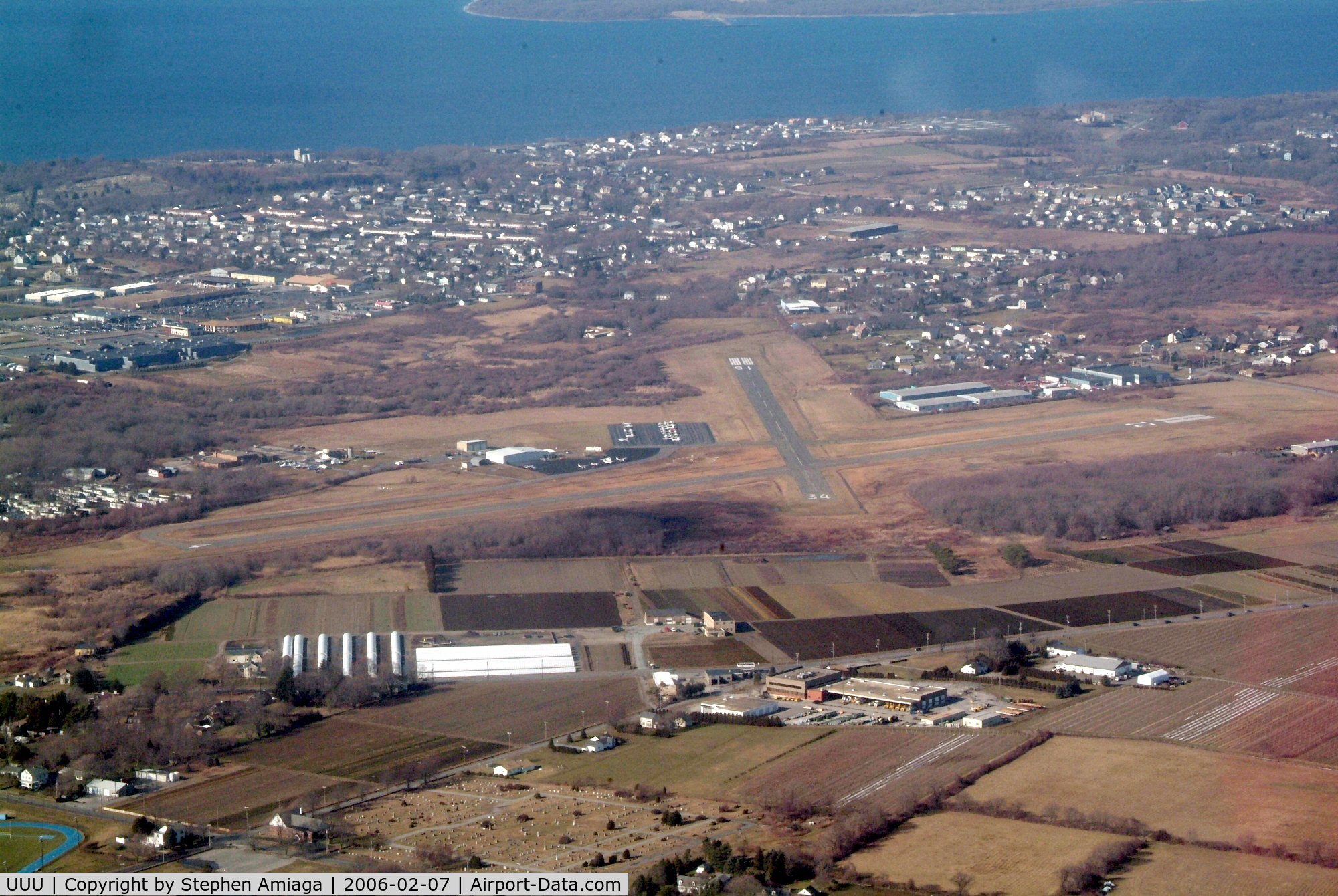 Newport State Airport (UUU) - Newport State from the Southeast...