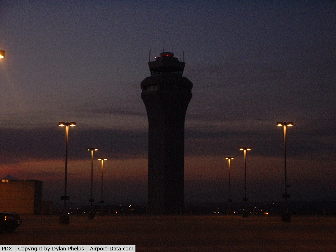 Portland International Airport (PDX) - PDX Tower at 5:45 AM