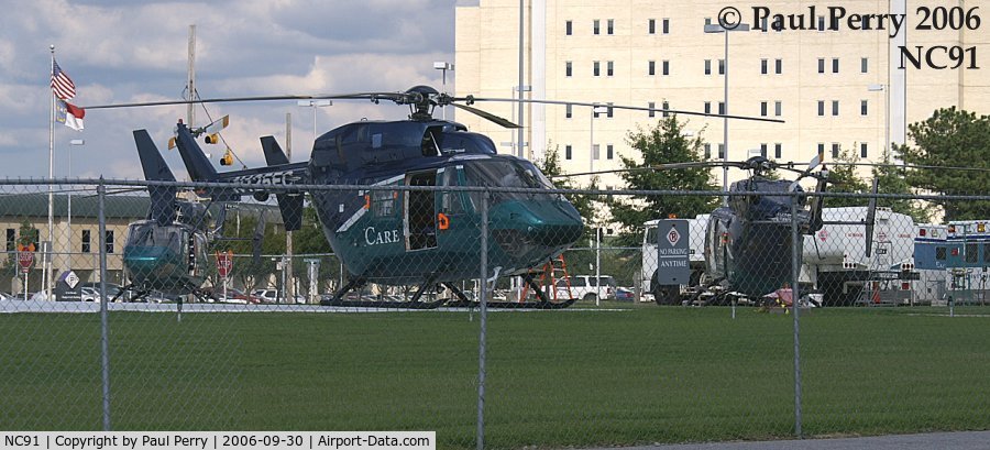 Pitt County Memorial Hospital Heliport (NC91) - All three Eastcare helos taking a break