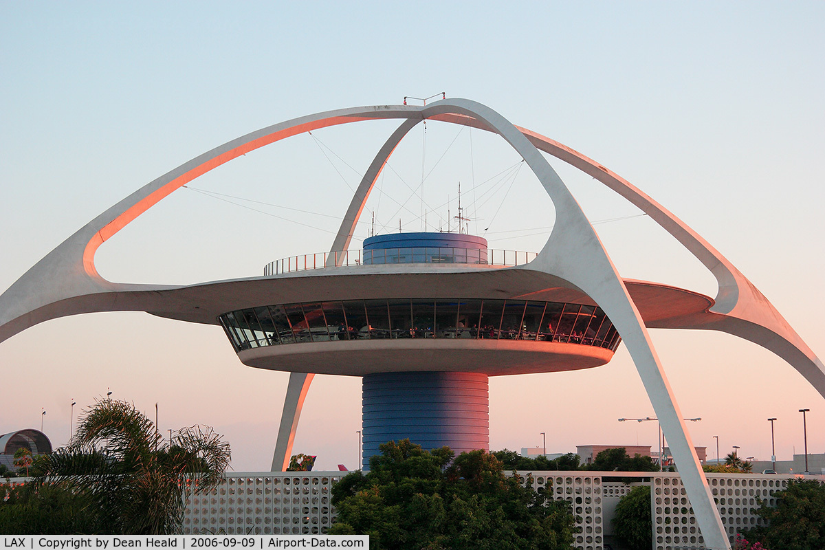 Los Angeles International Airport (LAX) - The LAX landmark as viewed from the west end of Terminal 1.
