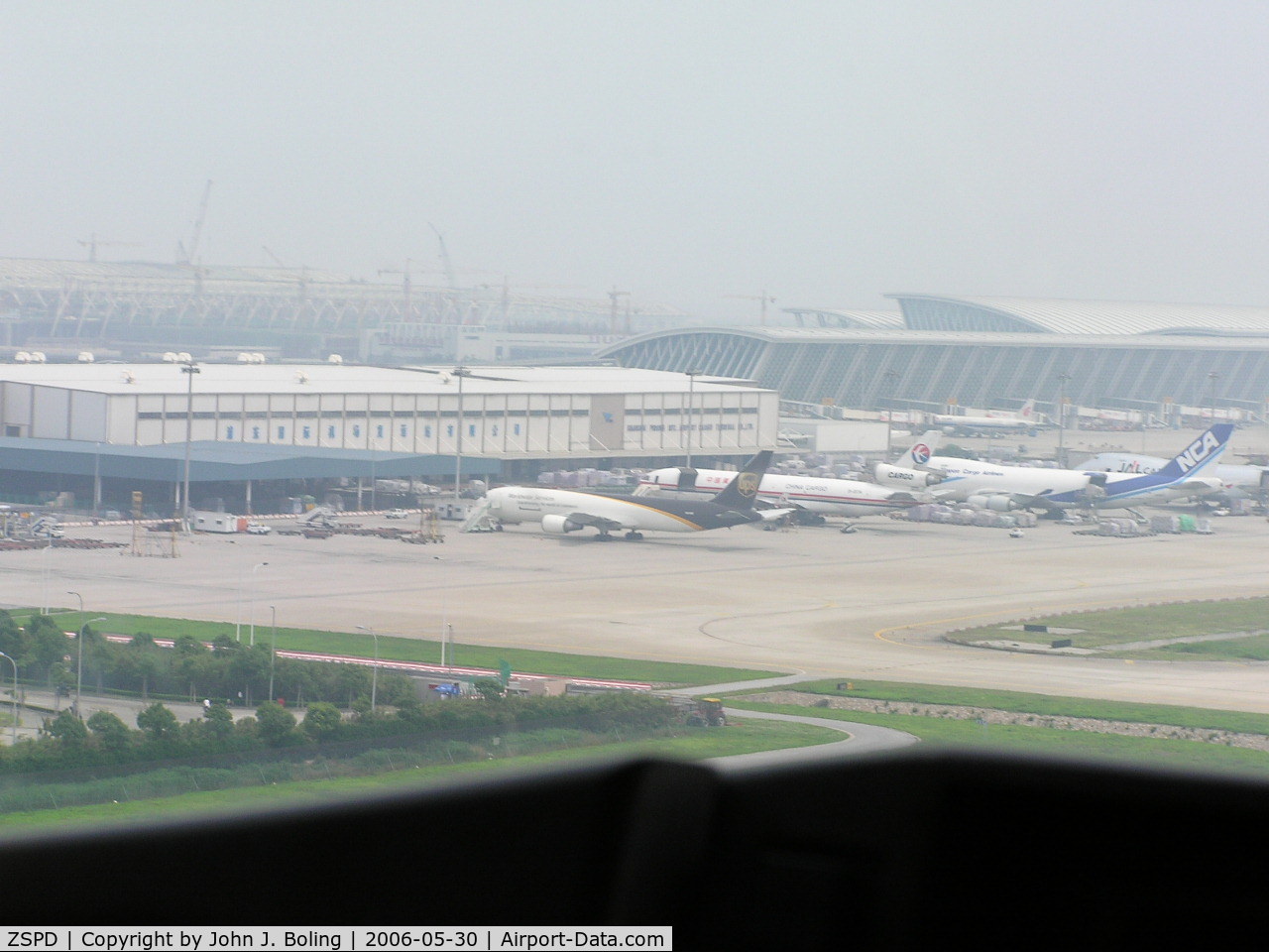 Shanghai Pudong International Airport, Shanghai China (ZSPD) - Cargo ramp at Shanghai Pu Dong Airport