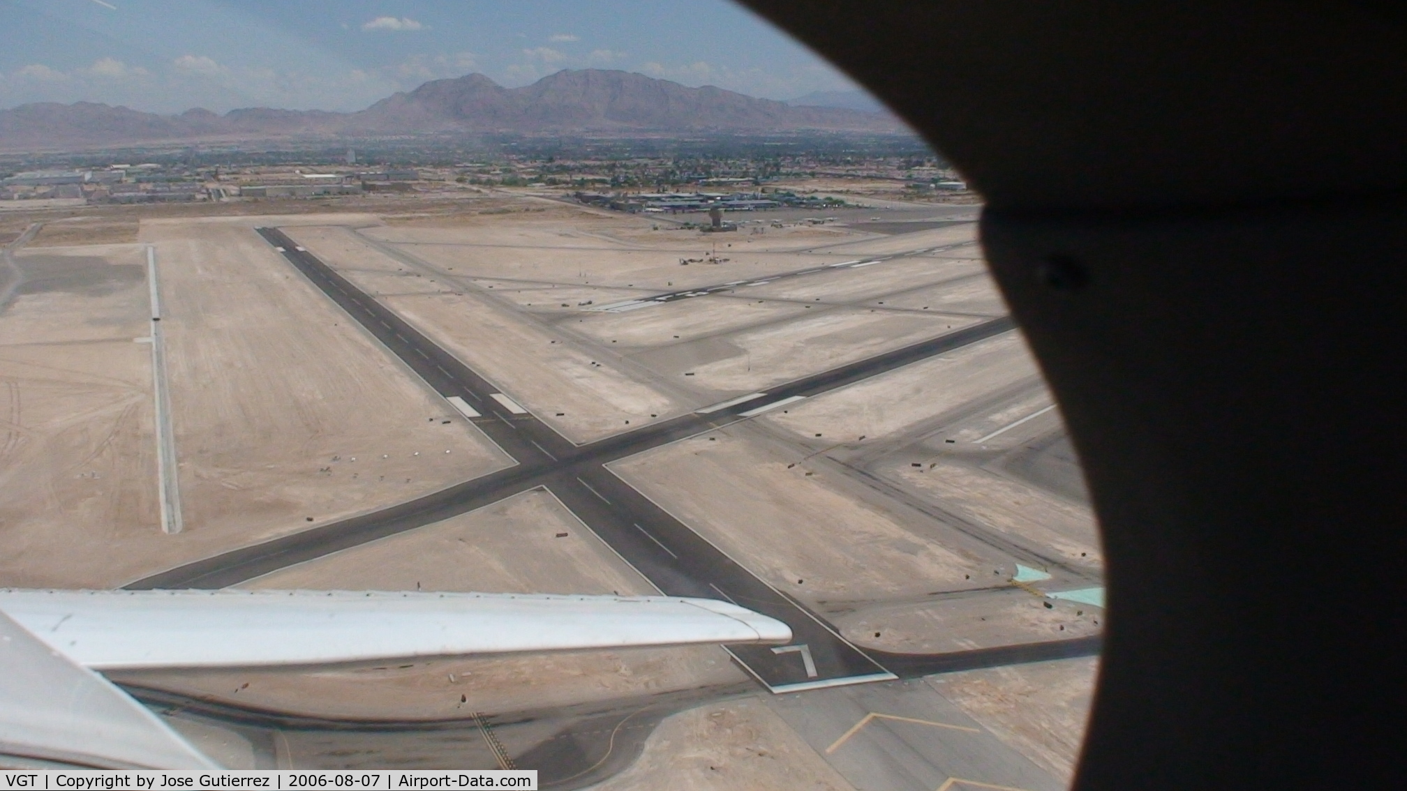 North Las Vegas Airport (VGT) - Over The Airport In A Cessna 172SP