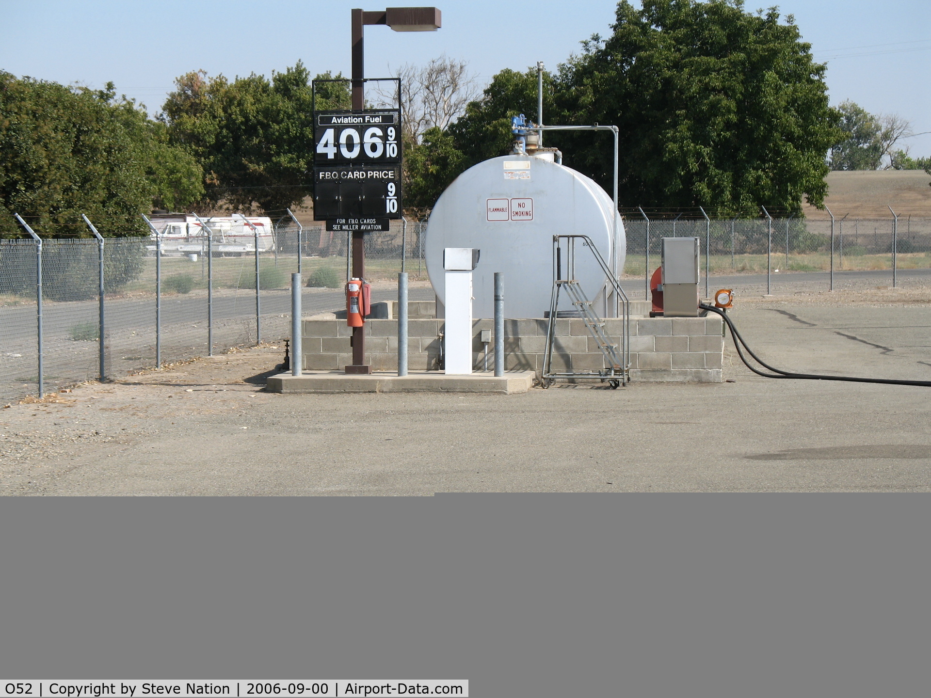Sutter County Airport (O52) - Gas pumps at Sutter County Airport, Yuba City, CA