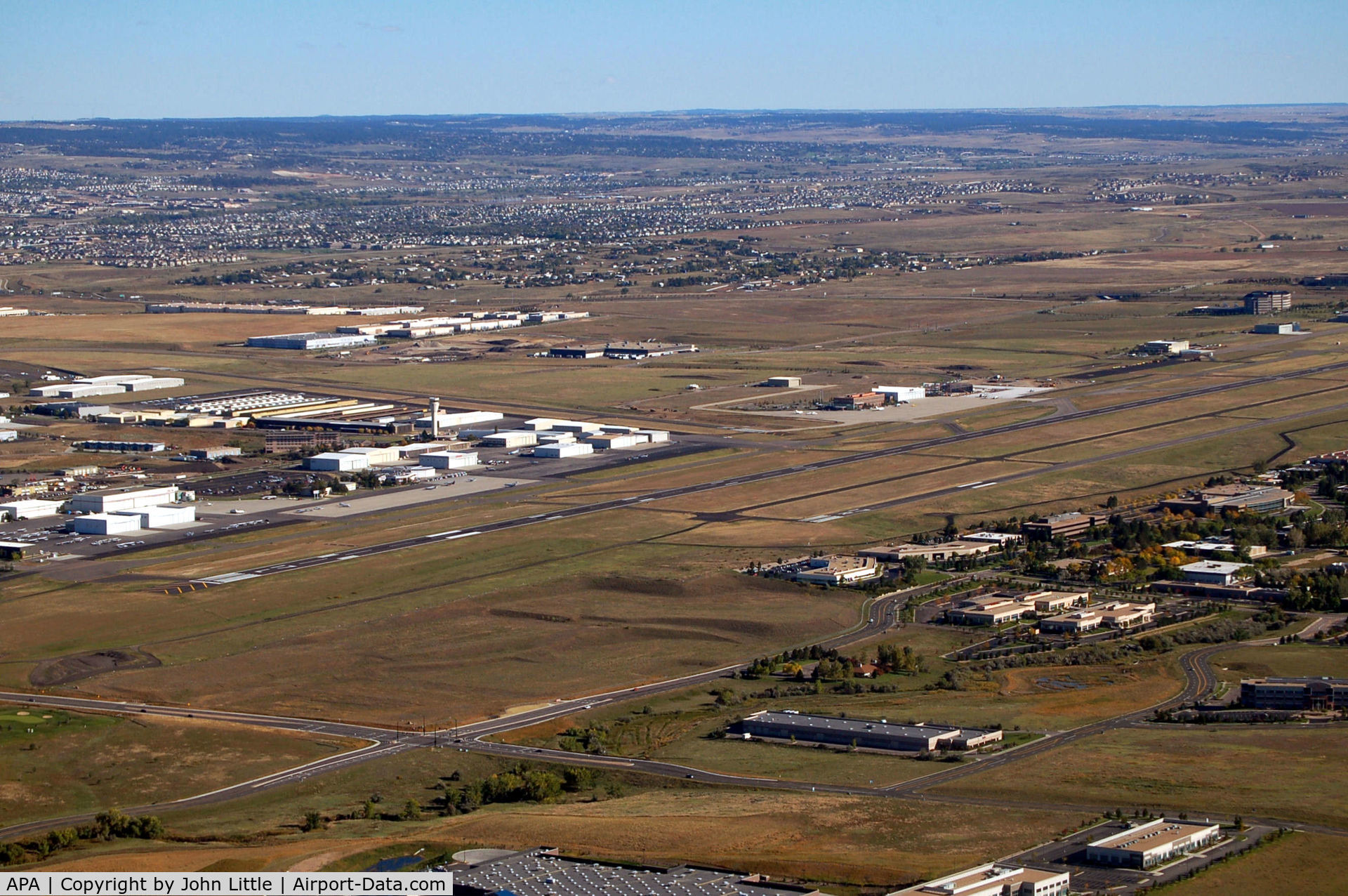 Centennial Airport (APA) - Turning Base 17L