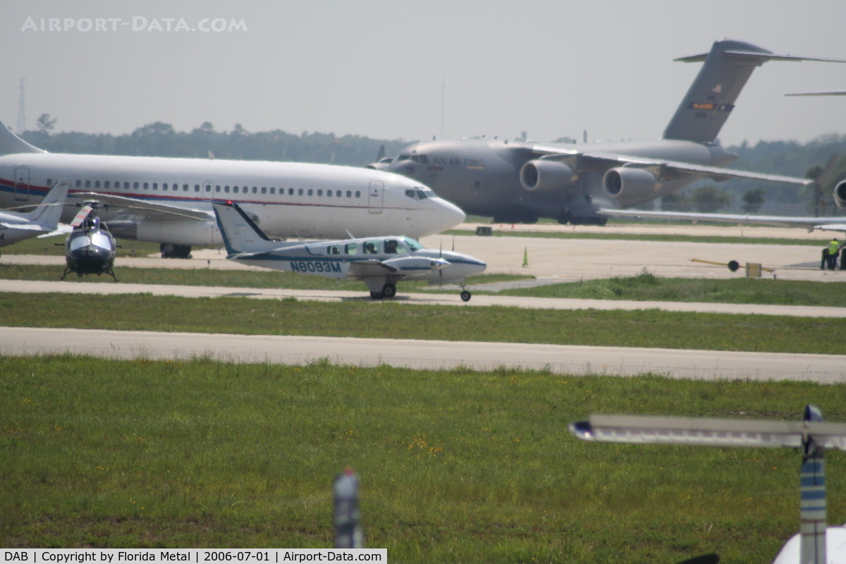 Daytona Beach International Airport (DAB) - Ramp overview with C-17