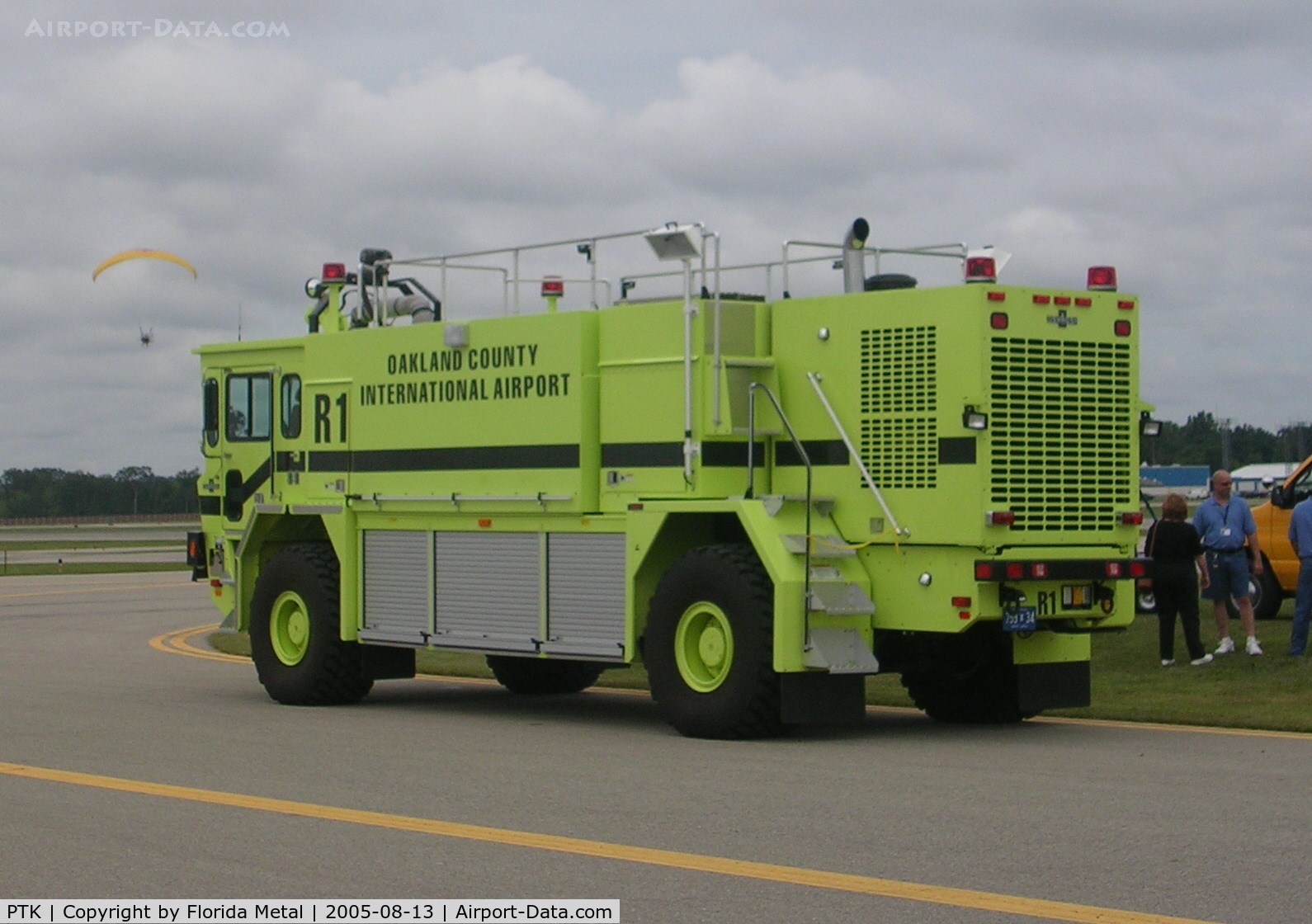 Oakland County International Airport (PTK) - Fire truck at PTK