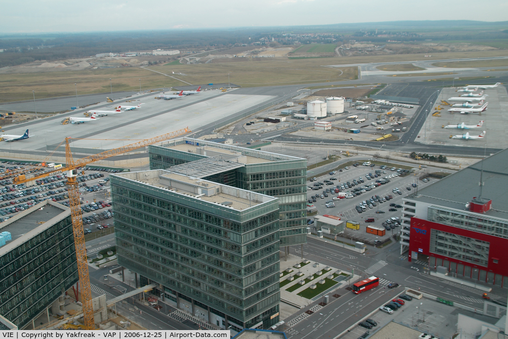Vienna International Airport, Vienna Austria (VIE) - Airport overview from the tower