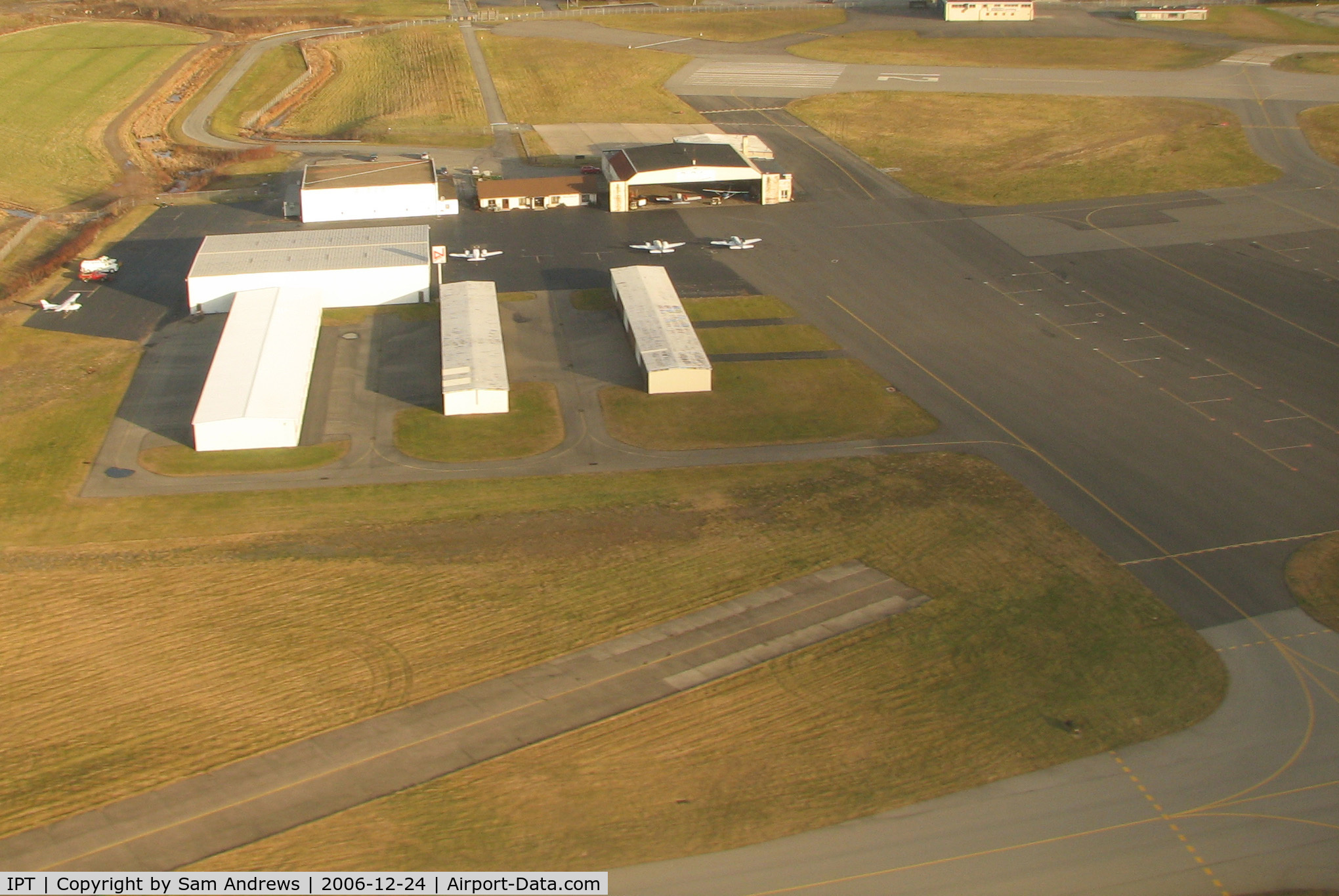 Williamsport Regional Airport (IPT) - A nice aerial view of the one and only FBO on the field.