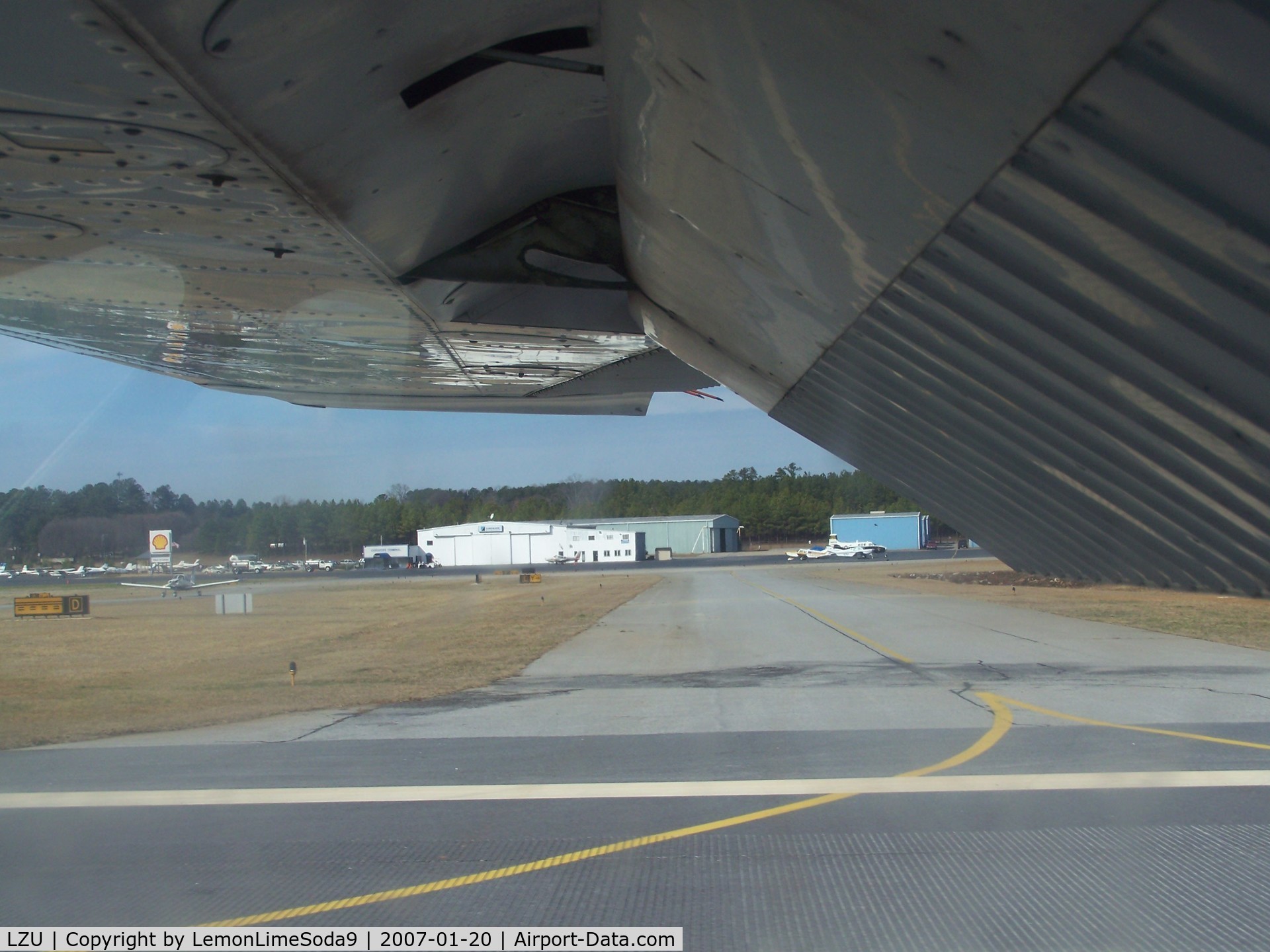 Gwinnett County - Briscoe Field Airport (LZU) - This was taken after landing at LZU