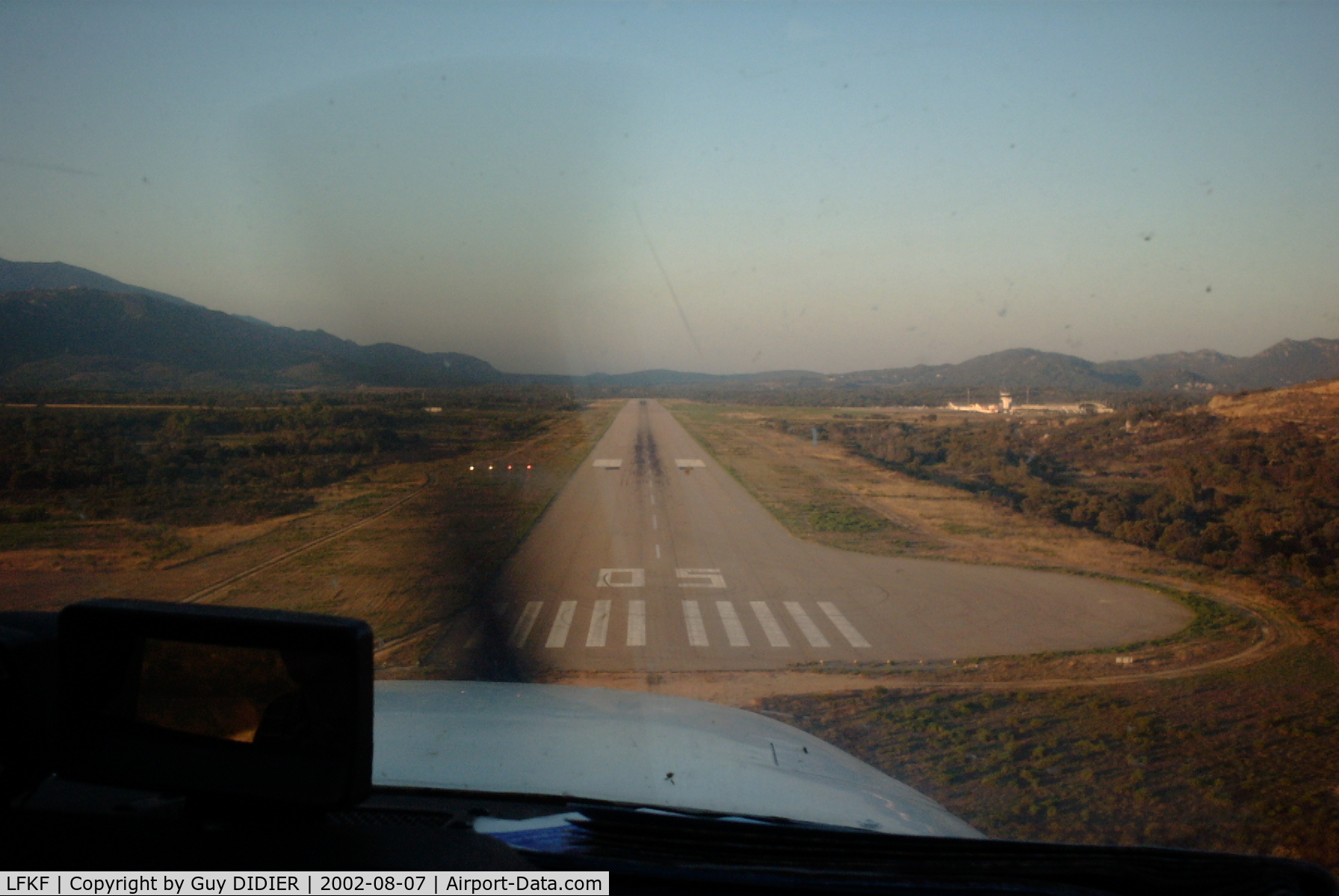 Figari Sud Corse Airport, Figari France (LFKF) - Short final at FIGARI Airport