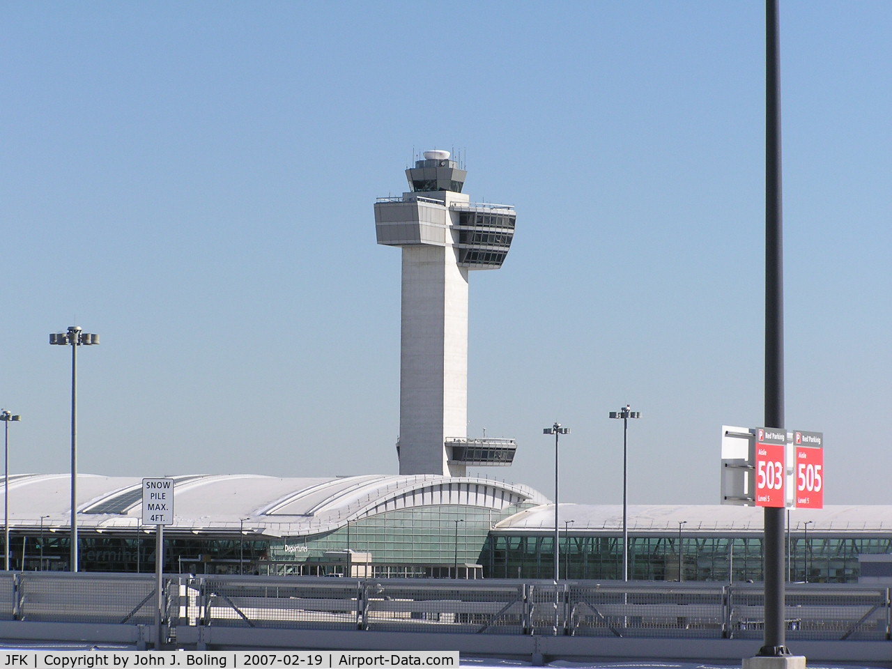 John F Kennedy International Airport (JFK) - Control tower at JFK, New York, New York