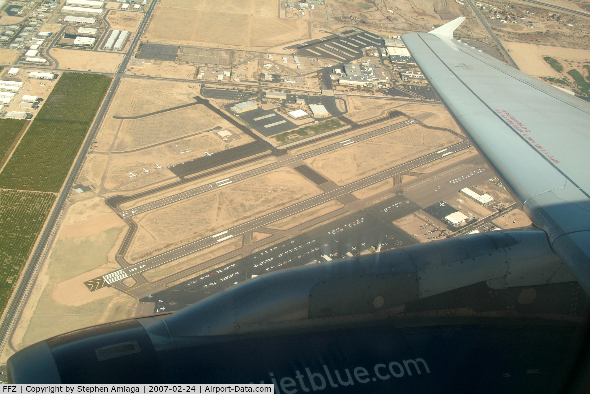 Falcon Fld Airport (FFZ) - Falcon Field from JB heading th PHX