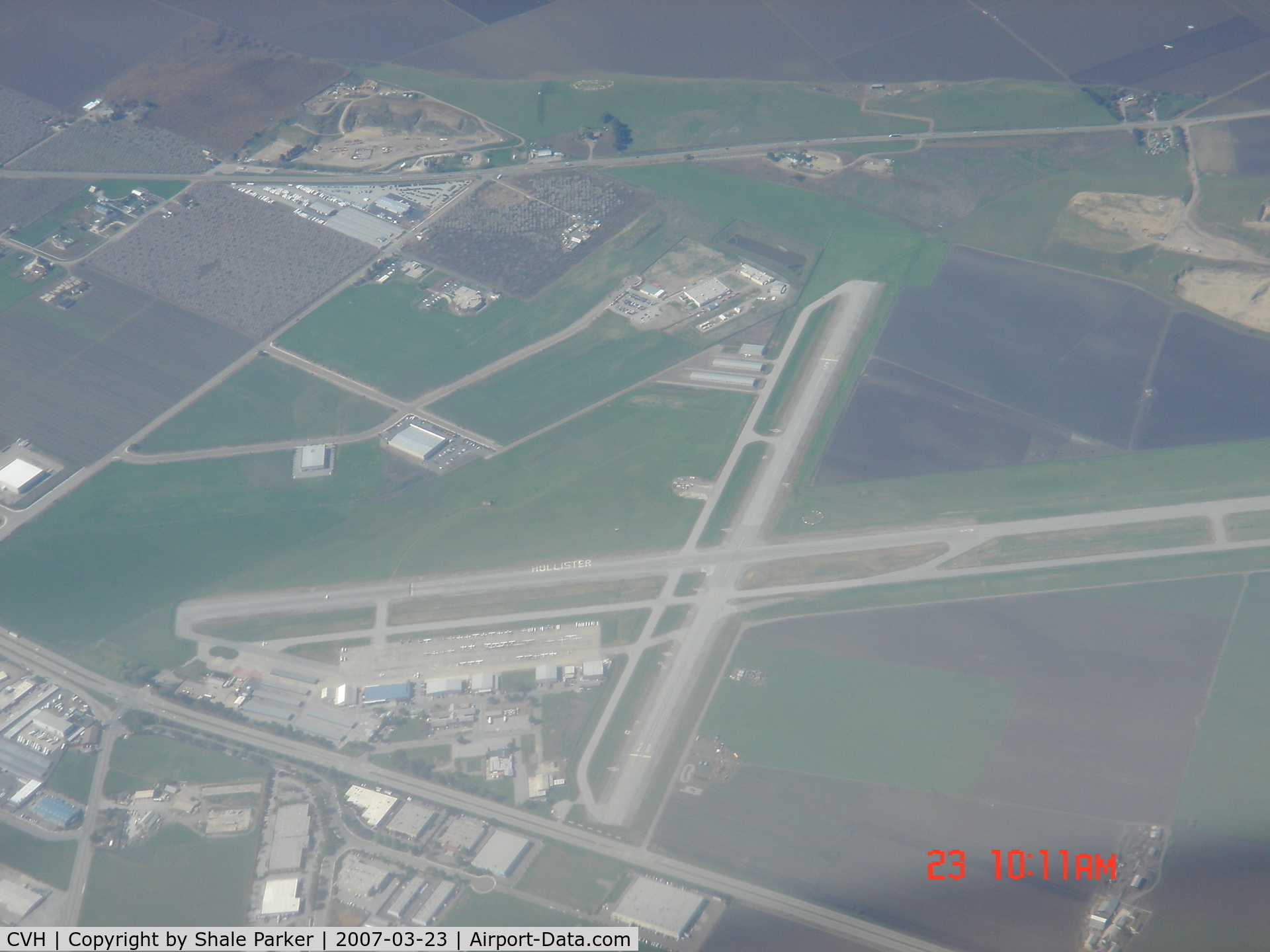 Hollister Municipal Airport (CVH) - Overhead Hollister