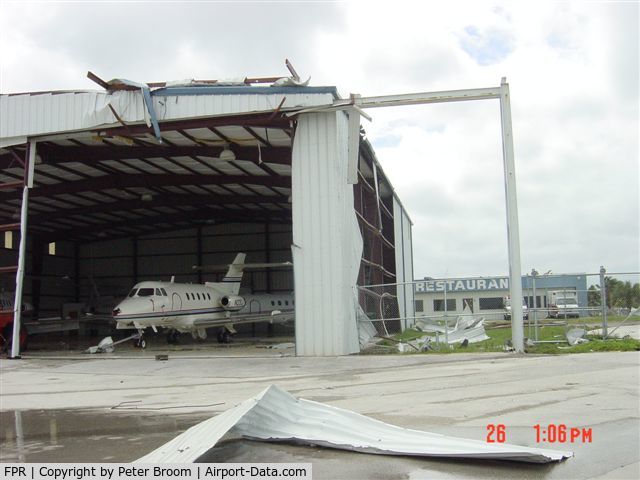 St Lucie County International Airport (FPR) - Hanger @ KFPR after Tornado visit