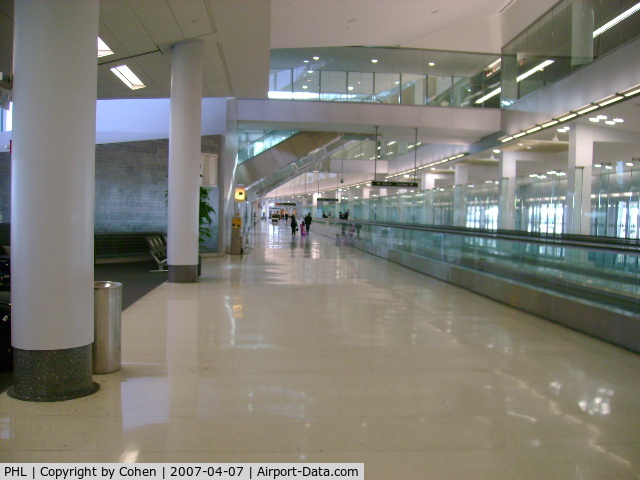 Philadelphia International Airport (PHL) - looking down terminal A at PHL